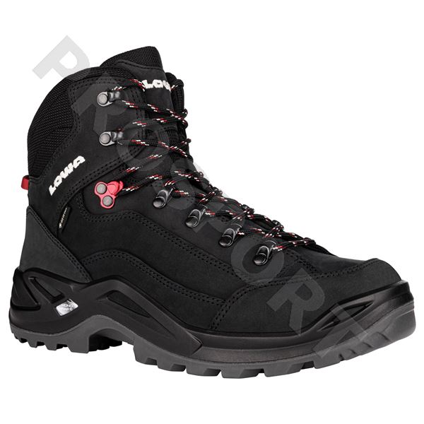 Lowa Renegade gtx mid UK8 black/red