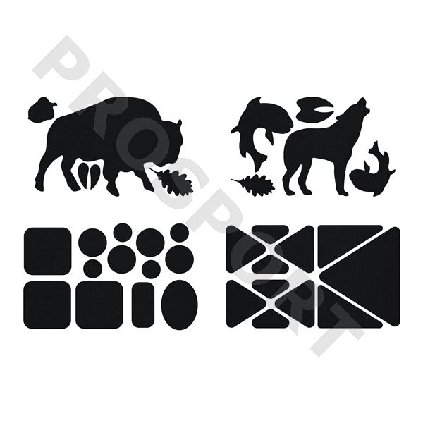 GA TENACIOUS Gear patches wildlife